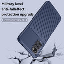 For Motorola Moto E32 Thunderbolt Shockproof TPU Protective Soft Phone Case(Blue)