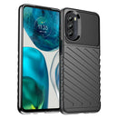 For Motorola Moto G82 Thunderbolt Shockproof TPU Protective Soft Phone Case(Black)