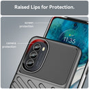 For Motorola Moto G82 Thunderbolt Shockproof TPU Protective Soft Phone Case(Black)