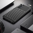 For Motorola Moto G82 Thunderbolt Shockproof TPU Protective Soft Phone Case(Black)