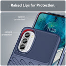For Motorola Moto G82 Thunderbolt Shockproof TPU Protective Soft Phone Case(Blue)