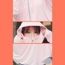 Summer Outdoor Ice Silk Zipper Sun-proof Clothing Headscarf Suit Protection Equipment(Grey)