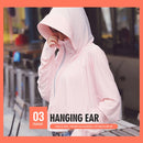 Summer Outdoor Ice Silk Zipper Sun-proof Clothing Headscarf Suit Protection Equipment(Grey)