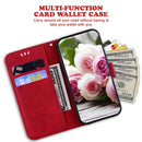 For OPPO Realme 9 Pro+ / Realme 9 4G Butterfly Rose Embossed Leather Phone Case(Red)