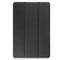 For Lenovo Tab M10 3rd Gen Custer Pure Color 3-Fold Holder Smart Leather Tablet Case(Black)