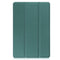 For Lenovo Tab M10 3rd Gen Custer Pure Color 3-Fold Holder Smart Leather Tablet Case(Green)