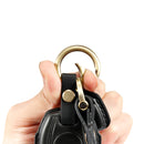 HP-A009 Motorcycle Cowhide Leather Induction Key Protective Cover for Harley Sportster S(Green)