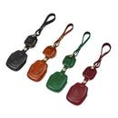 HP-A009 Motorcycle Cowhide Leather Induction Key Protective Cover for Harley Sportster S(Green)