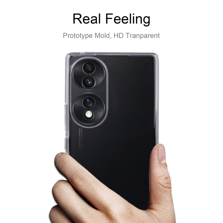 For Honor 70 0.75mm Ultra-thin Transparent TPU Phone Case