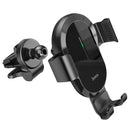 hoco CA105 Guide Three-axis Linkage Wireless Charging Car Holder(Black Silver)