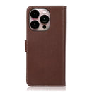 Litchi Texture Horizontal Flip Leather Phone Case For iPhone 14 Pro Max (Brown)