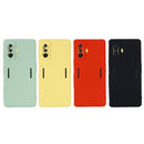 For Xiaomi Poco F4 GT / Redmi K50 Gaming Pure Color Liquid Silicone Shockproof Full Coverage Phone Case(Black)