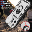 Sliding Camera Cover Design TPU + PC Protective Phone Case For iPhone 14 Pro Max (White+Black)