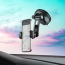 hoco CA111 Pull Clip Suction Cup Car Holder(Black Grey)