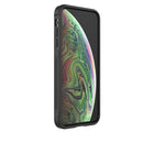 Magic Shield TPU + Flannel Phone Case For iPhone XS / X(Light Blue)