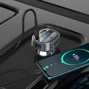 hoco E70 PD30W + QC3.0 Car Bluetooth FM Transmitter(Blue)