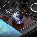 hoco E70 PD30W + QC3.0 Car Bluetooth FM Transmitter(Blue)