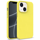 Starry Series Shockproof Straw Material + TPU Protective Phone Case For iPhone 14 (Yellow)