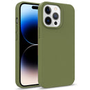 Starry Series Shockproof Straw Material + TPU Protective Phone Case For iPhone 14 Pro (Army Green)