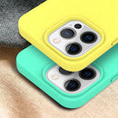 Starry Series Shockproof Straw Material + TPU Protective Phone Case For iPhone 14 Pro (Army Green)