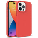 Starry Series Shockproof Straw Material + TPU Protective Phone Case For iPhone 14 Pro Max (Red)