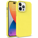 Starry Series Shockproof Straw Material + TPU Protective Phone Case For iPhone 14 Pro Max (Yellow)