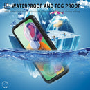 For Samsung Galaxy A33 5G RedPepper Transparent Shockproof Waterproof PC + TPU Phone Case(Black)