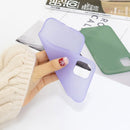For iPhone 11 1.5mm Liquid Emulsion Translucent TPU case(Purple)