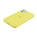 For iPhone 11 1.5mm Liquid Emulsion Translucent TPU case(Yellow)