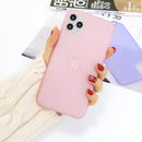 For iPhone 11 Pro 1.5mm Liquid Emulsion Translucent TPU Case(Pink)
