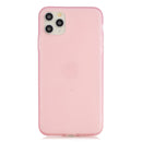 For iPhone 11 Pro 1.5mm Liquid Emulsion Translucent TPU Case(Pink)