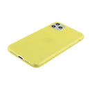 For iPhone 11 Pro 1.5mm Liquid Emulsion Translucent TPU Case(Yellow)