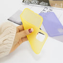For iPhone 11 Pro 1.5mm Liquid Emulsion Translucent TPU Case(Yellow)