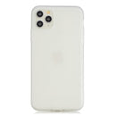 For iPhone 11 Pro Max 1.5mm Liquid Emulsion Translucent TPU case(White)