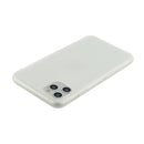 For iPhone 11 Pro Max 1.5mm Liquid Emulsion Translucent TPU case(White)