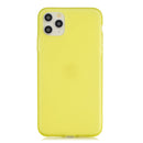 For iPhone 11 Pro Max 1.5mm Liquid Emulsion Translucent TPU case(Yellow)