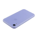 For iPhone XR 1.5mm Liquid Emulsion Translucent TPU case(Purple)