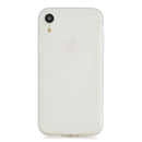For iPhone XR 1.5mm Liquid Emulsion Translucent TPU case(White)