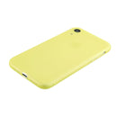 For iPhone XR 1.5mm Liquid Emulsion Translucent TPU case(Yellow)