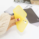 For iPhone XR 1.5mm Liquid Emulsion Translucent TPU case(Yellow)