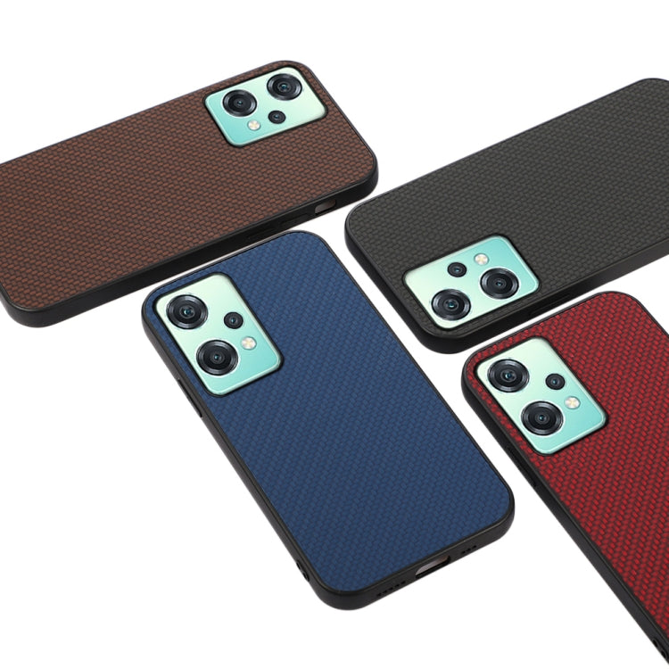 For OnePlus Nord CE 2 Lite 5G Carbon Fiber Texture Shockproof Protective Phone Case(Blue)