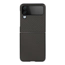 For Samsung Galaxy Z Flip4 Carbon Fiber Texture Shockproof Protective Phone Case(Black)