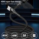 Micro USB 5A Beauty Tattoo USB Charging Cable,Cable Length: 1m(Green)