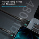 Micro USB 5A Beauty Tattoo USB Charging Cable,Cable Length: 1m(Green)