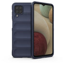 For Samsung Galaxy A12 4G/A12 5G Magic Shield TPU + Flannel Phone Case(Dark Blue)