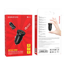 Borofone BZ18 Single USB Port QC3.0 Car Charger(Black)