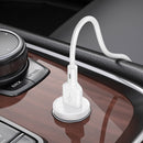 Borofone BZ18 Single USB Port QC3.0 Car Charger with Micro USB Charging Cable(White)