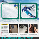 For Samsung Galaxy Z Flip4 Clear Acrylic+PC+TPU Shockproof Phone Case(Dark Green)
