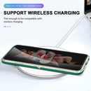 For Samsung Galaxy Z Flip4 Clear Acrylic+PC+TPU Shockproof Phone Case(Dark Green)