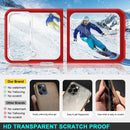 For Samsung Galaxy Z Flip4 Clear Acrylic+PC+TPU Shockproof Phone Case(Red)